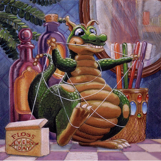 Dragon Man - Full Square Drill Diamond Painting 30*30CM