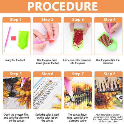 Little Dragon Reading - Full Square Drill Diamond Painting 50*30CM
