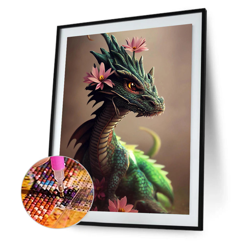 Pterosaur 30*40Ccm(canvas) full round drill diamond painting