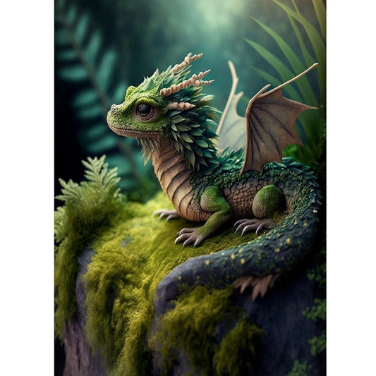 Pterosaur 30*40Ccm(canvas) full round drill diamond painting