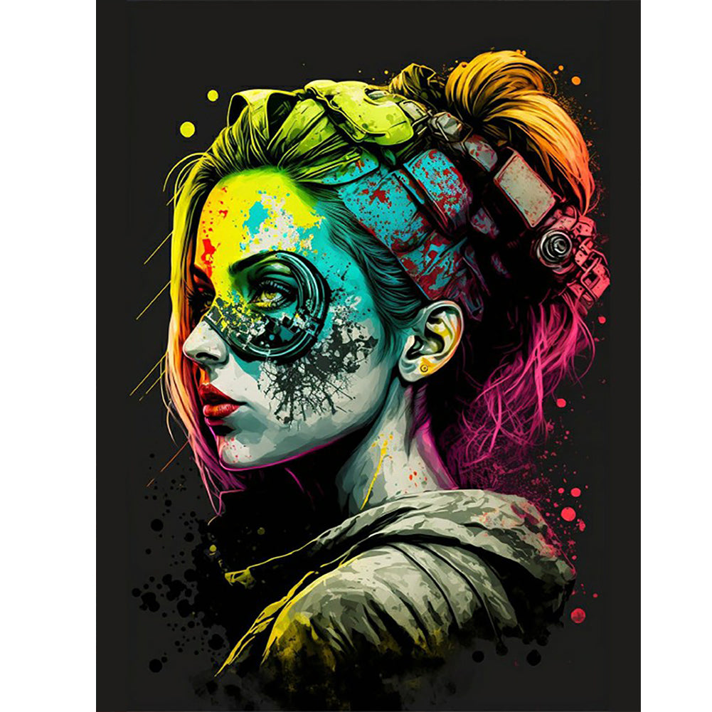 Personalized Makeup 30*40Ccm(canvas) full round drill diamond painting