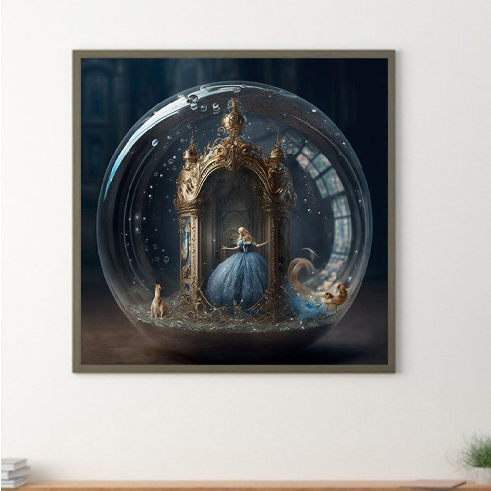 Crystal Ball Princess - Full Square Drill Diamond Painting 40*40CM