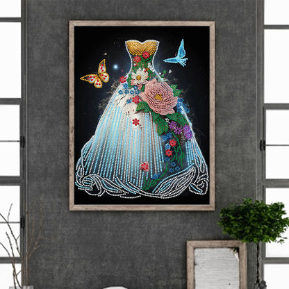 Dream Wedding Dress - Special Shaped Drill Diamond Painting 30*40CM