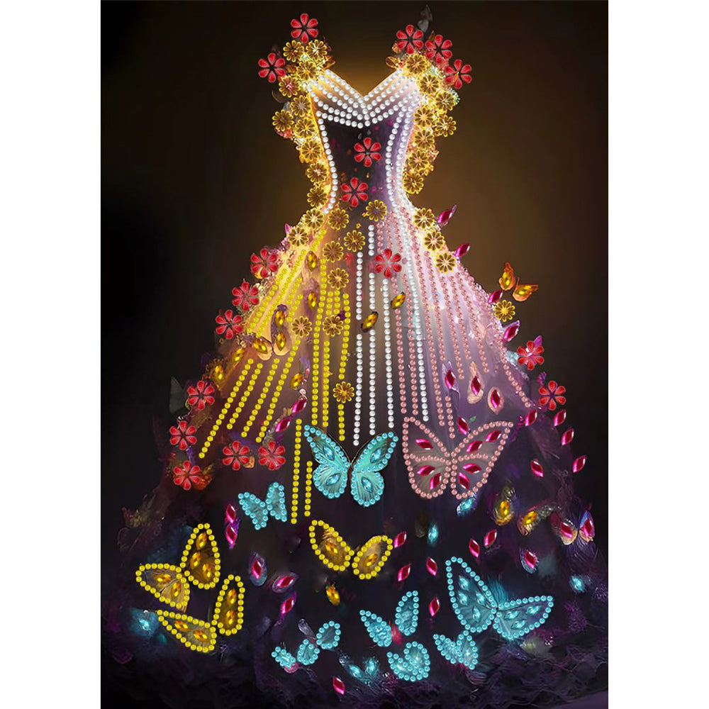 Dream Wedding Dress - Special Shaped Drill Diamond Painting 30*40CM