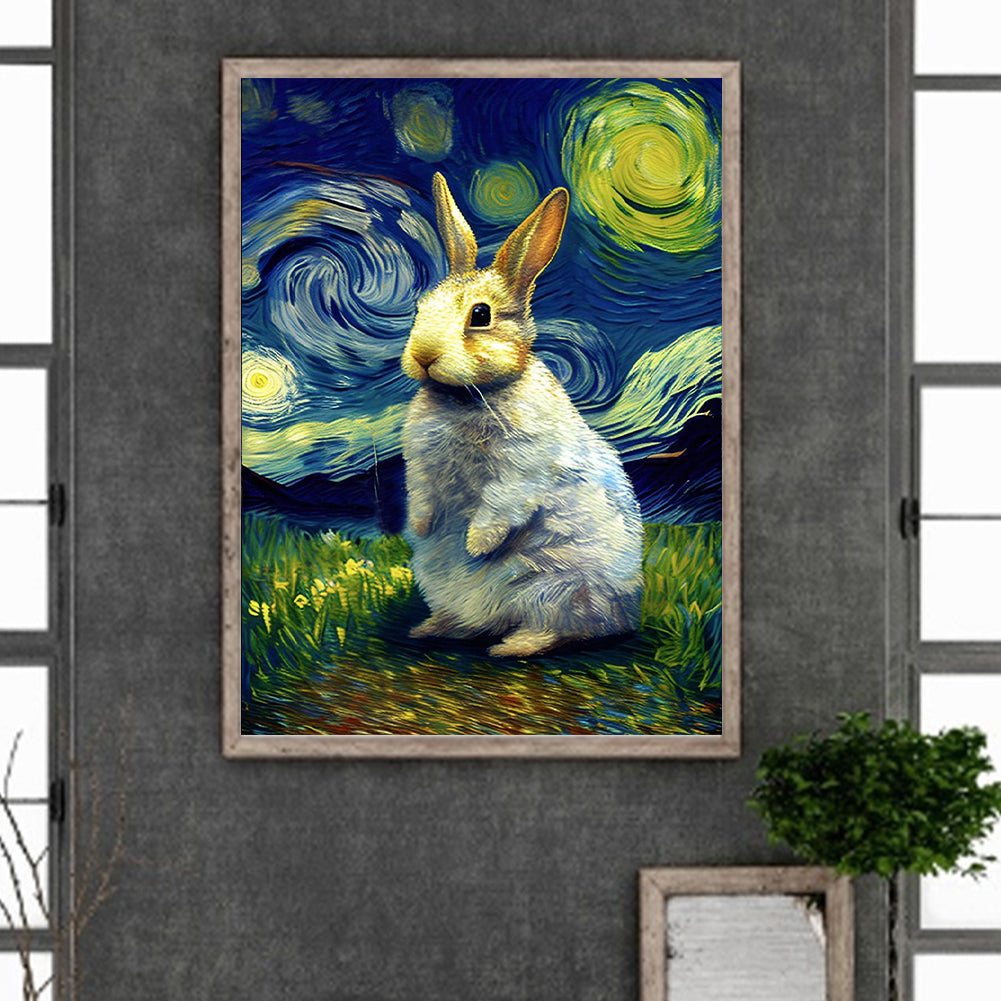 Star Bunny 30*40Ccm(canvas) full round drill diamond painting