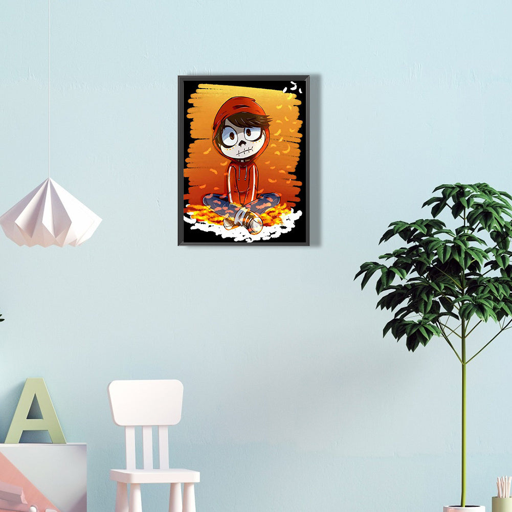 Cool Boy-O630*40cm(canvas) full-round drill diamond painting