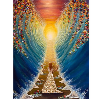 Man And Waves 30*40Ccm(canvas) full round drill diamond painting