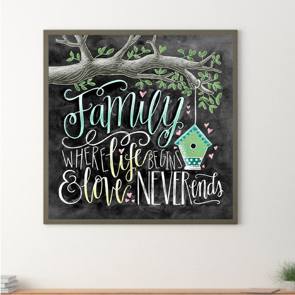 Love Hut - Full Square Drill Diamond Painting 45*45CM
