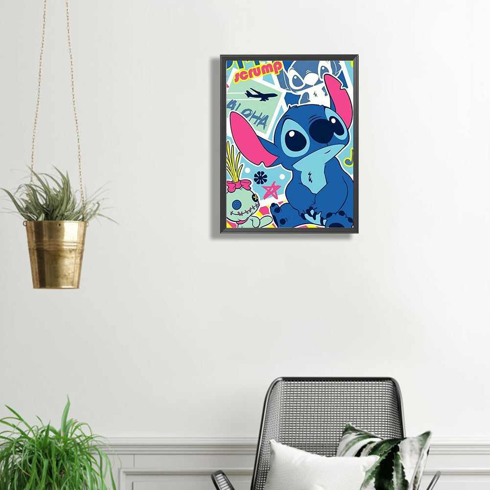 Stitch - Full Square Drill Diamond Painting 30*40CM