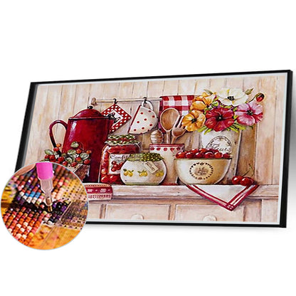 Home Life - Full Round Drill Diamond Painting 40*30CM