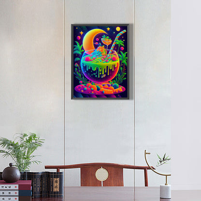 Colorful Clouds - Full Round Drill Diamond Painting 30*40CM
