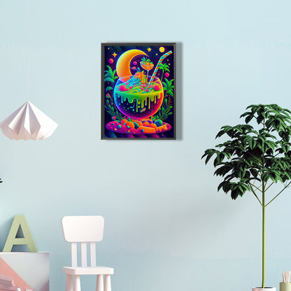 Colorful Clouds - Full Round Drill Diamond Painting 30*40CM