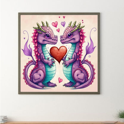 Little Dragon 30*30Ccm(canvas) full round drill diamond painting