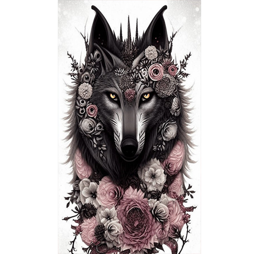 Wolf - Full Square Drill Diamond Painting 40*70CM