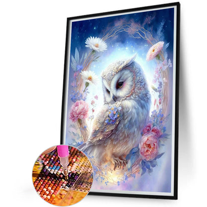 Owl - Full Square Drill Diamond Painting 45*60CM