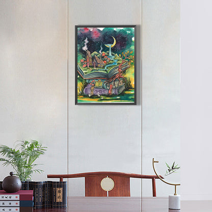 Spring Landscape - Full Round Drill Diamond Painting 30*40CM