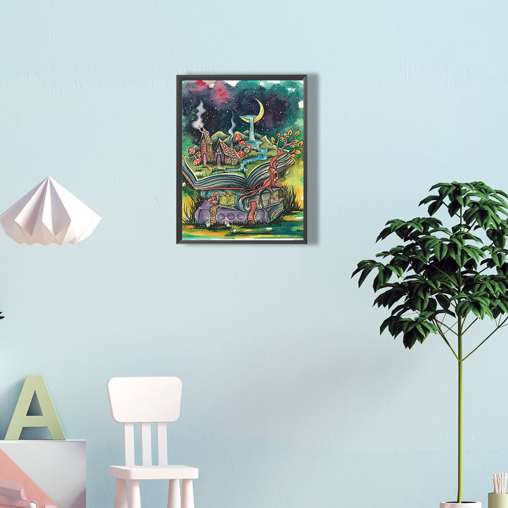 Spring Landscape - Full Round Drill Diamond Painting 30*40CM