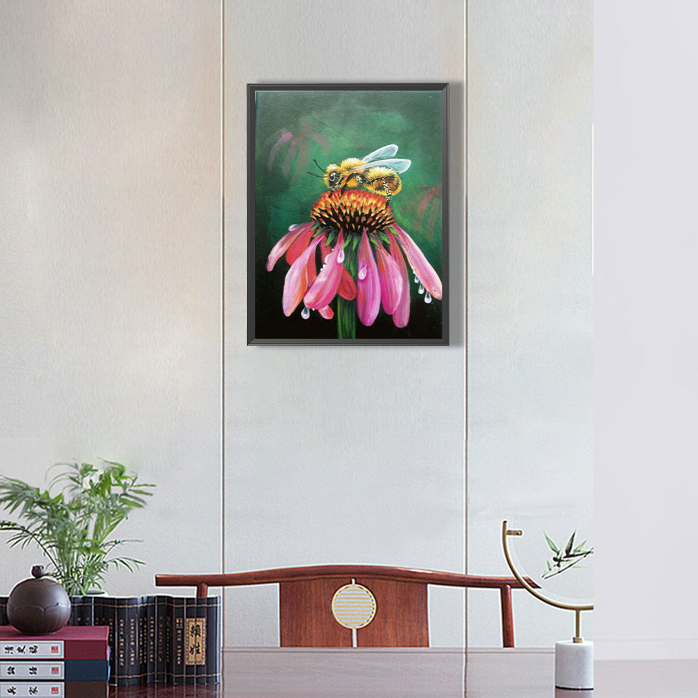 The Flowers - Full Round Drill Diamond Painting 30*40CM