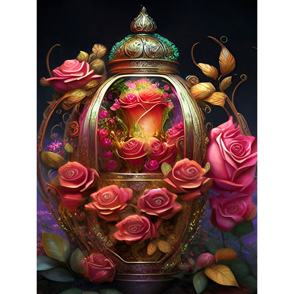The Flowers - Full Round Drill Diamond Painting 30*40CM