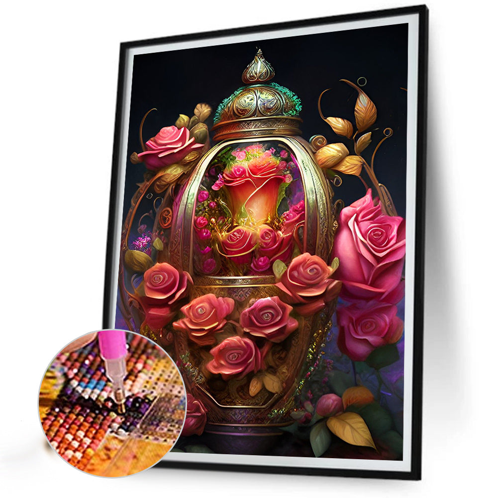 The Flowers - Full Round Drill Diamond Painting 30*40CM