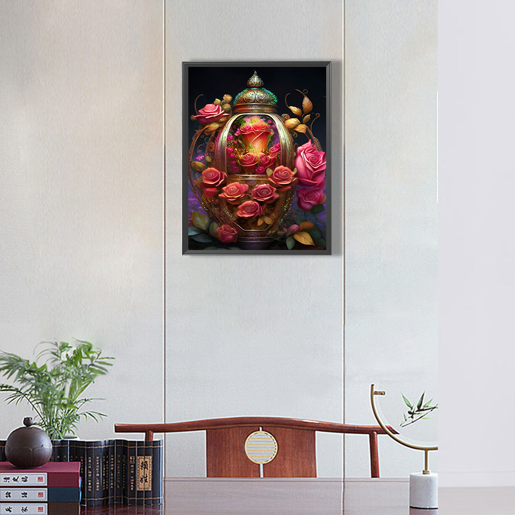 The Flowers - Full Round Drill Diamond Painting 30*40CM