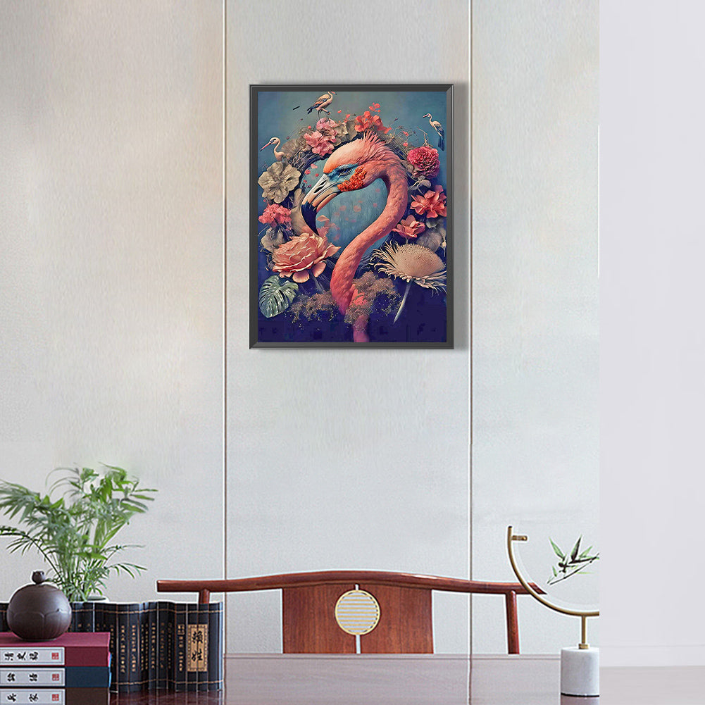 Flamingo - Full Round Drill Diamond Painting 30*40CM