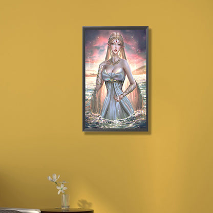 Goddess - Full Round Drill Diamond Painting 30*50CM