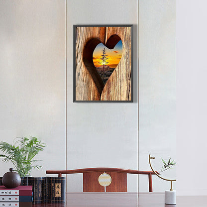 Landscape - Full Round Drill Diamond Painting 30*40CM