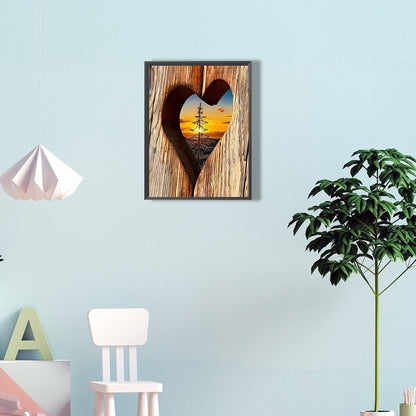 Landscape - Full Round Drill Diamond Painting 30*40CM