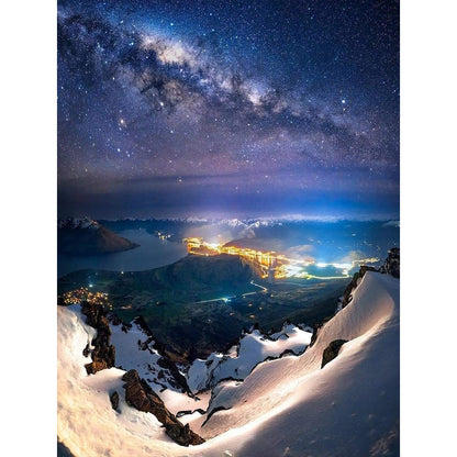 Landscape - Full Round Drill Diamond Painting 30*40CM
