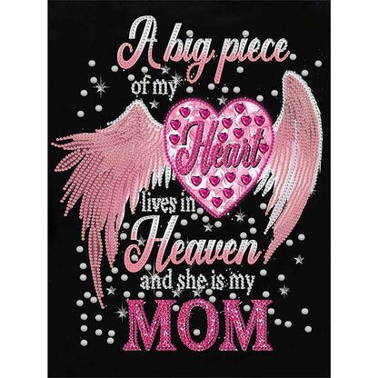 English Letter - Special Shaped Drill Diamond Painting 30*40CM