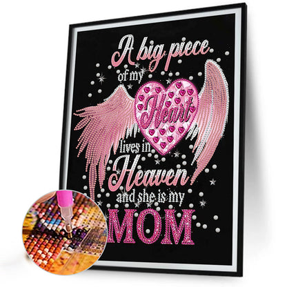 English Letter - Special Shaped Drill Diamond Painting 30*40CM