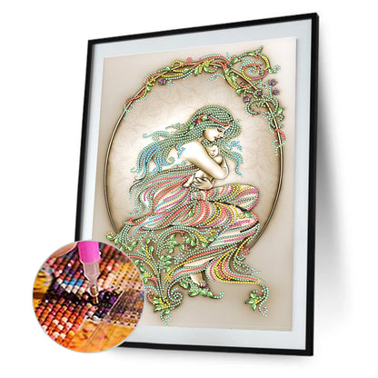 Mother Earth - Special Shaped Drill Diamond Painting 30*40CM