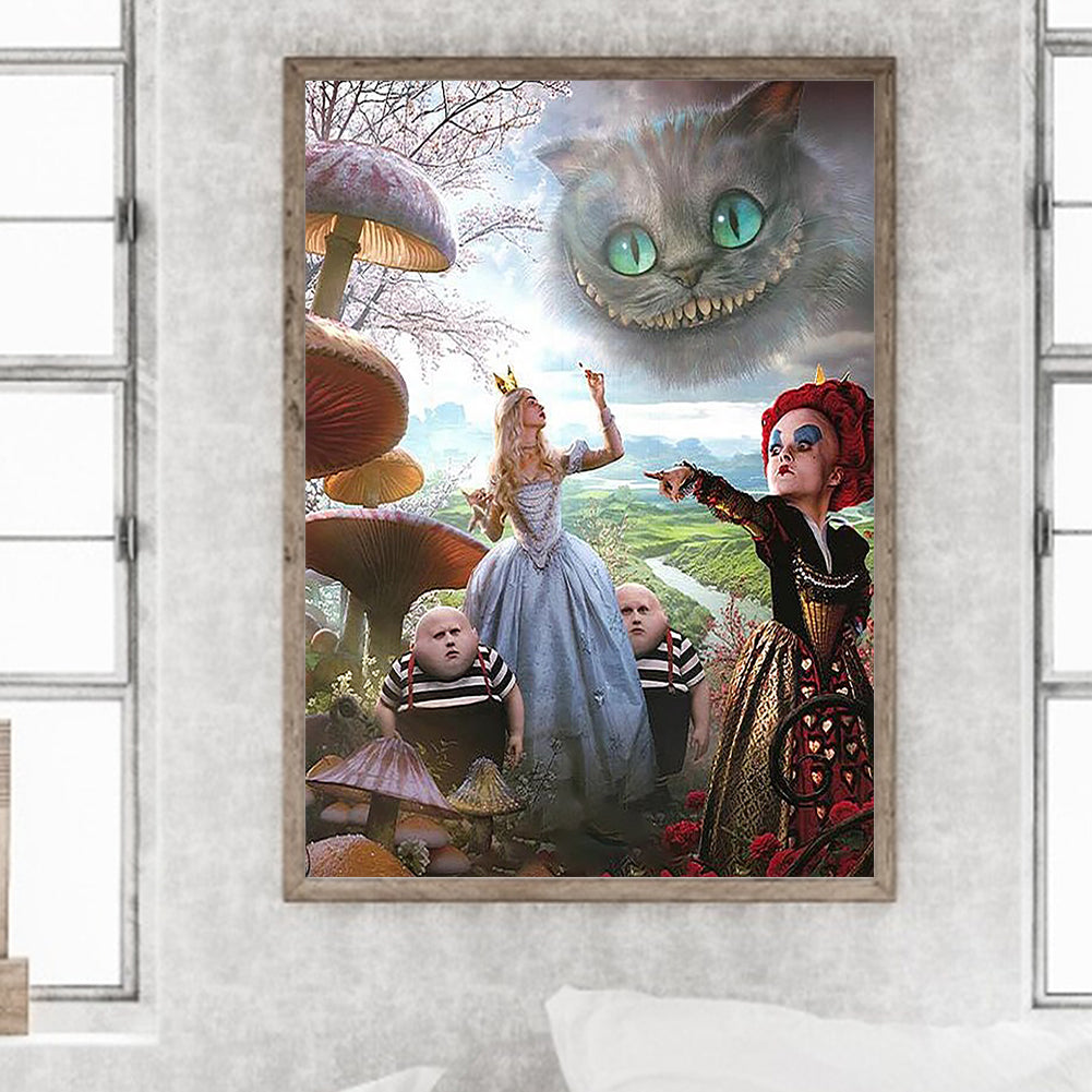 Alice In Wonderland - Full Round Drill Diamond Painting 40*50CM