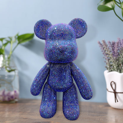 DIY Crystal Rhinestone Embroidery Cross Stitch Cute 5D Diamond Art Bear Set