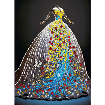 Dream Wedding Dress - Special Shaped Drill Diamond Painting 30*40CM