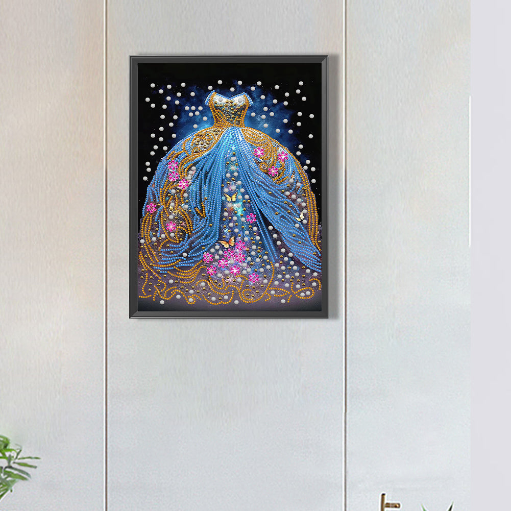 Dream Wedding Dress - Special Shaped Drill Diamond Painting 30*40CM
