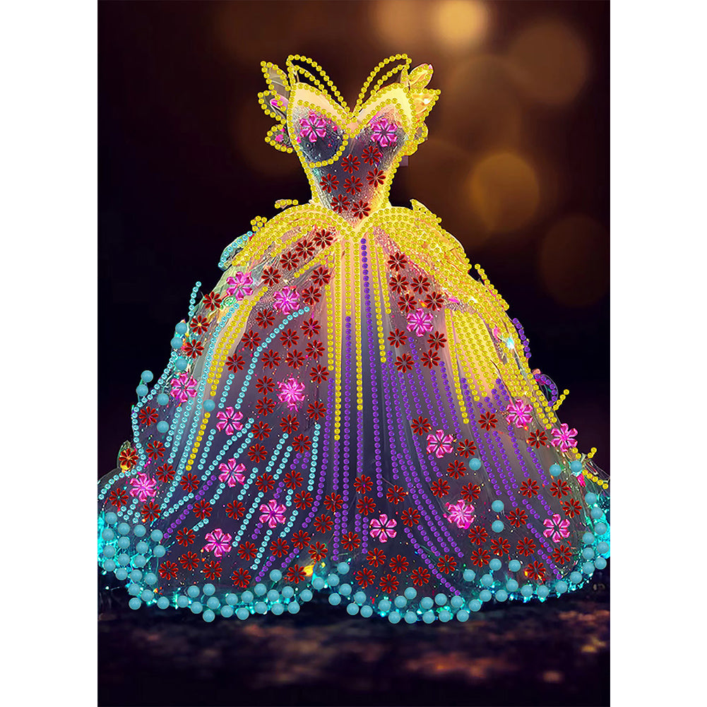 Dream Wedding Dress - Special Shaped Drill Diamond Painting 30*40CM