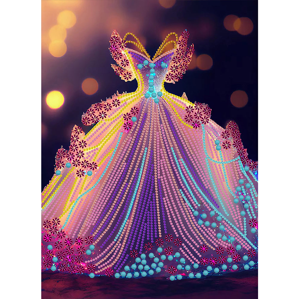 Dream Wedding Dress - Special Shaped Drill Diamond Painting 30*40CM