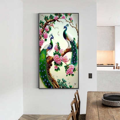 Two Tits Playing - Full Round Drill Diamond Painting 40*70CM