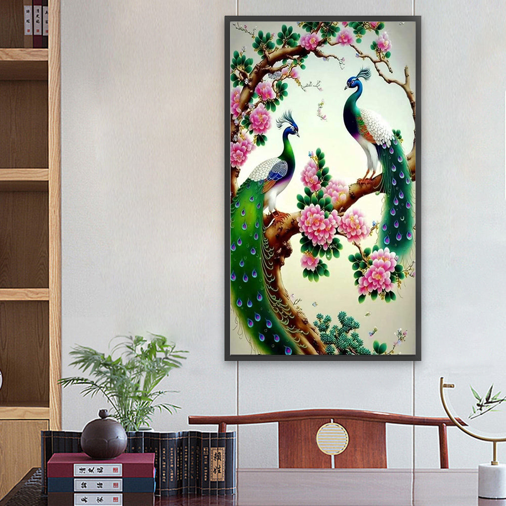 Two Tits Playing - Full Round Drill Diamond Painting 40*70CM