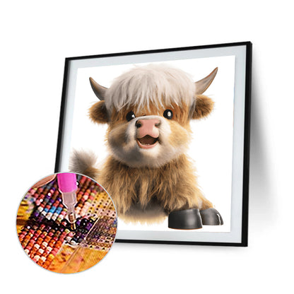Pink Cute Animals - Full Round Drill Diamond Painting 30*30CM