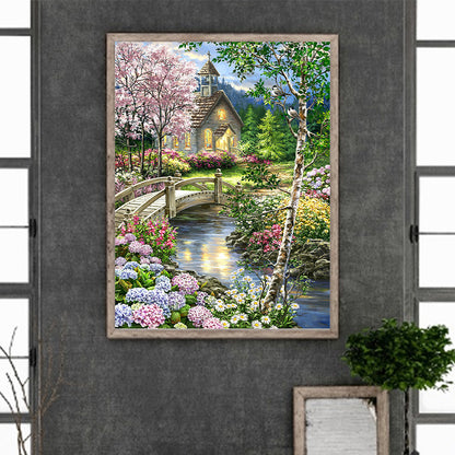 Xiaoqiao Liushui People - Full Square Drill Diamond Painting 60*45CM
