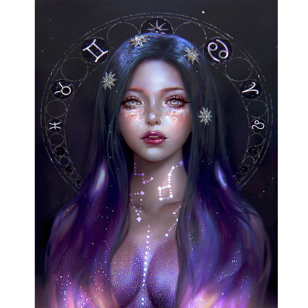 Woman - Full Round Drill Diamond Painting 40*50CM