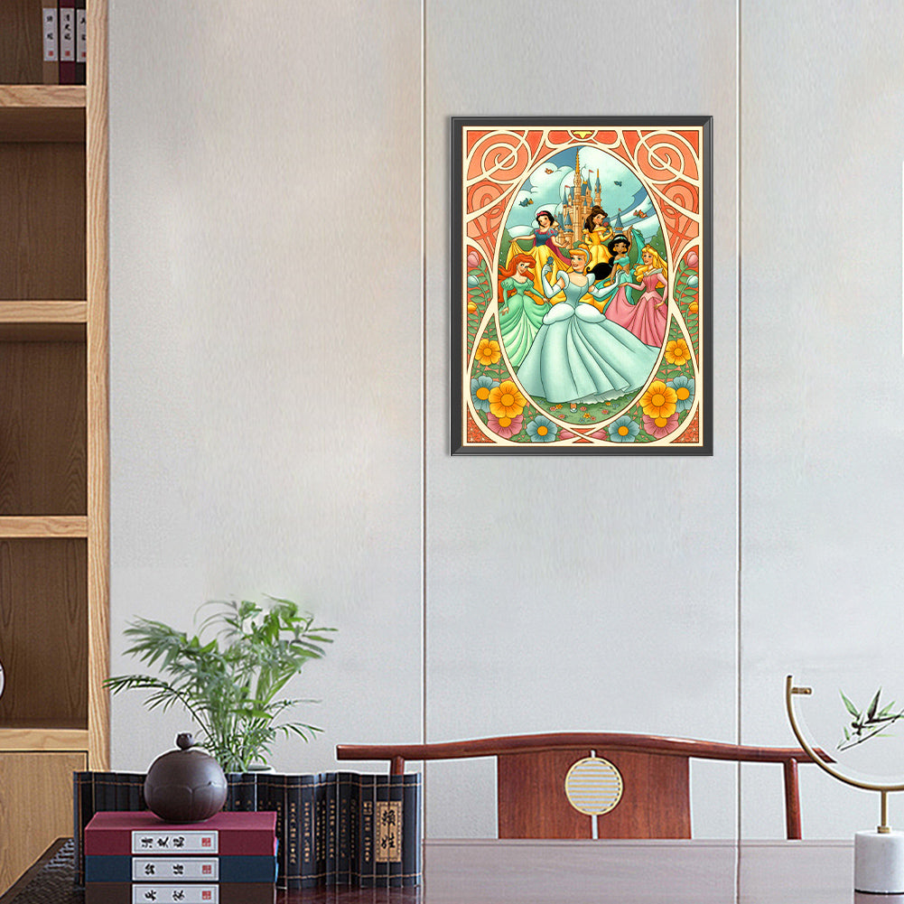 Disney Princess - Full Round Drill Diamond Painting 30*40CM