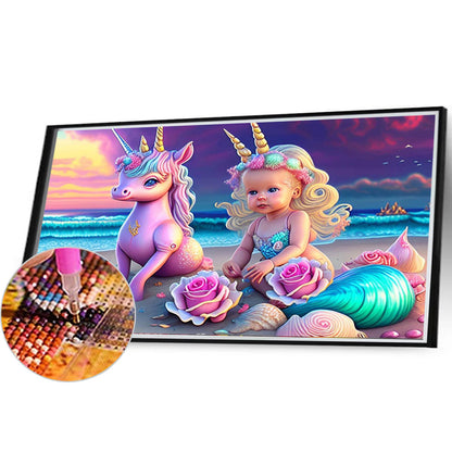 Children Playing - Full Round Drill Diamond Painting 40*30CM