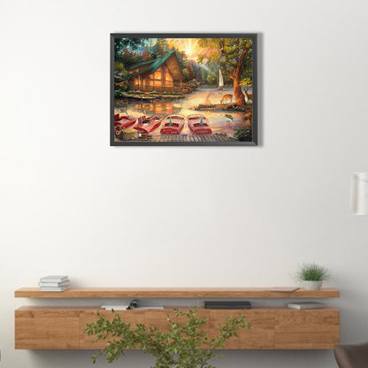 Rinnai Manor Animal Paradise - Full Round Drill Diamond Painting 40*30CM