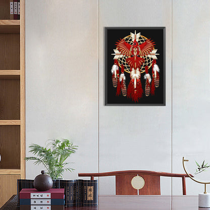 Native American Dreamcatcher - Full Round Drill Diamond Painting 30*40CM