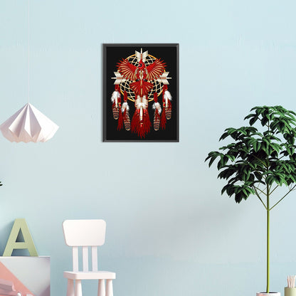 Native American Dreamcatcher - Full Round Drill Diamond Painting 30*40CM