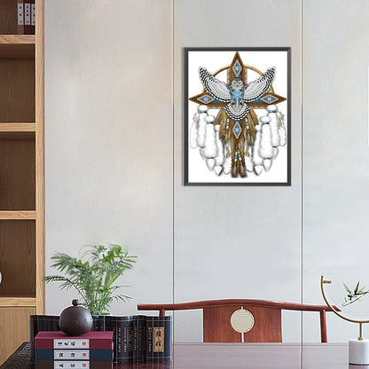 Native American Dreamcatcher - Full Round Drill Diamond Painting 30*40CM